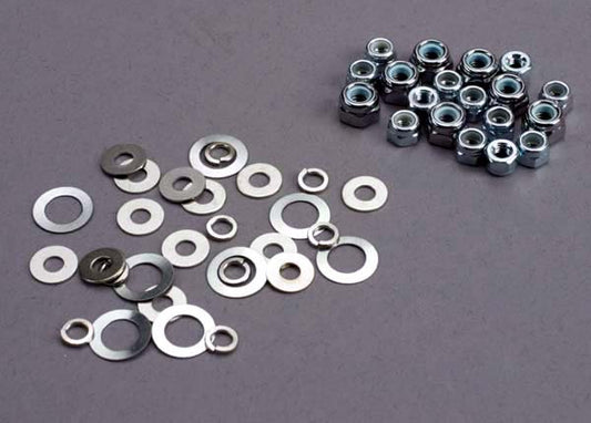 Traxxas 1252 Nut Set 3Mm & 4Mm/Washer Set