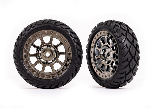 Traxxas 2479T T&W Blk Chrm 2.2/Anaconda Tire