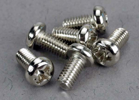 Traxxas 2558 Screws Round-Head 3X6Mm (6)