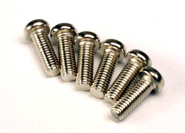 Traxxas 2562 Screws Round-Head 2.6X8Mm (6)