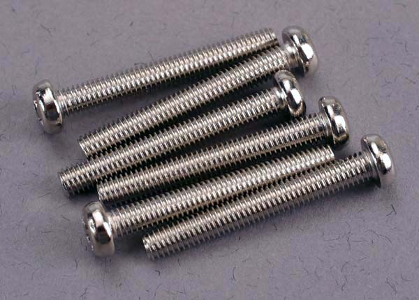 Traxxas 2567 Screws Round-Head 3X23Mm (6)