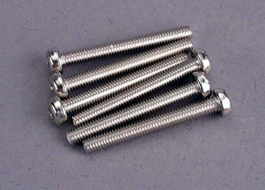 Traxxas 2569 Screws Round-Head 3X25Mm (6)