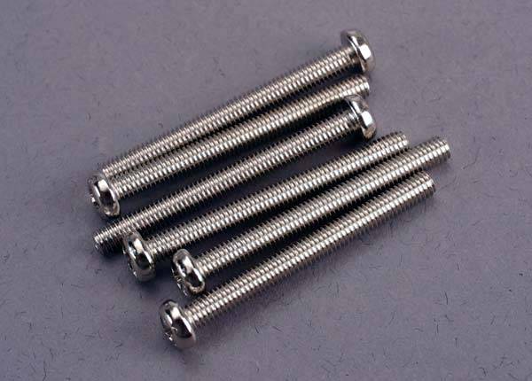 Traxxas 2572 Screws Round-Head 3X30Mm (6)