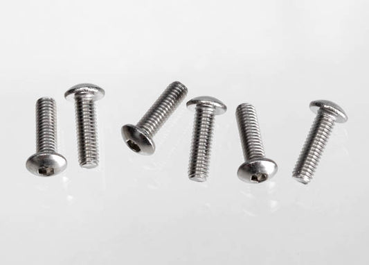 Traxxas 2577X Screws Button-Head 3X10 Ss Hex