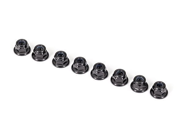 Traxxas 2744X Nuts 3Mm Nylon Locking Black