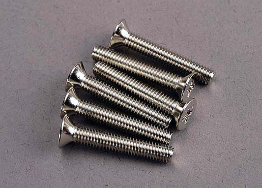 Traxxas 3168 Screws Countersunk 4X25Mm (6)