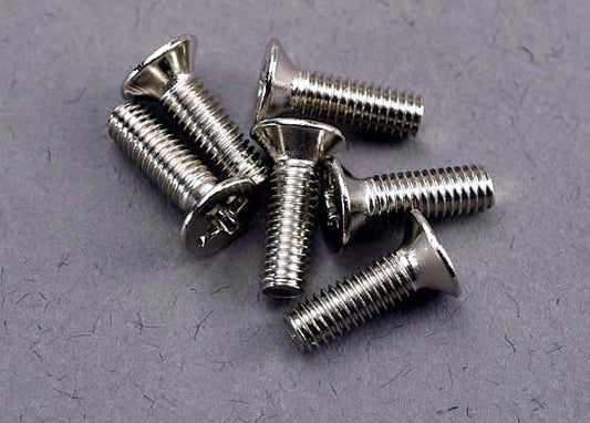 Traxxas 3177 Screws Countersunk 3X10Mm (6)