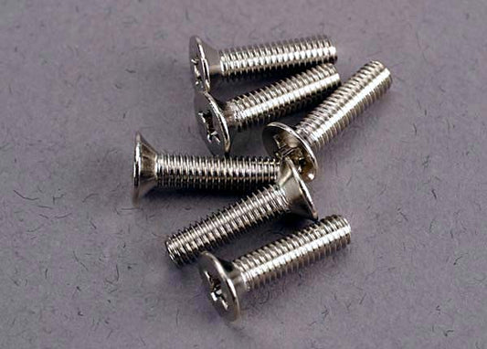 Traxxas 3178 Screws Countersunk 3X12Mm (6)