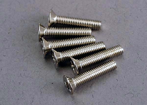 Traxxas 3179 Screws Countersunk 3X15Mm (6)