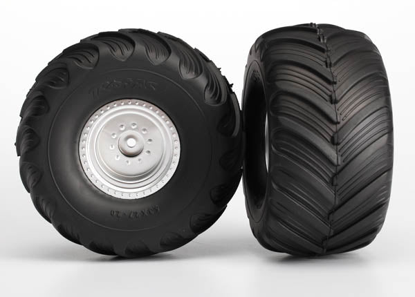 Traxxas 3665 T&W Stn Chrm/Terra Gravel Tire