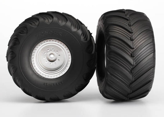 Traxxas 3665 T&W Stn Chrm/Terra Gravel Tire