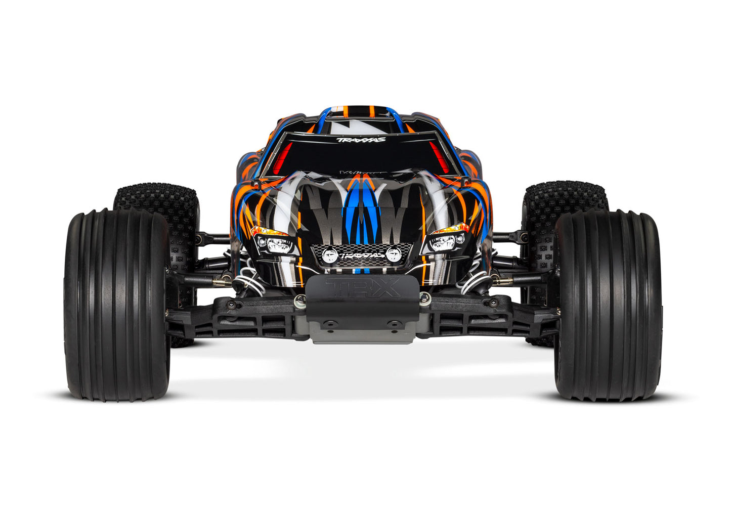 Traxxas 37076-74-Orng Rustler Vxl Mag 272R Trans