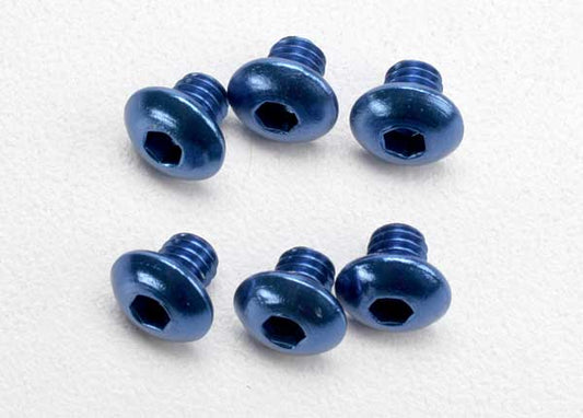 Traxxas 3940 Screws Button-Head 4X4 Blue