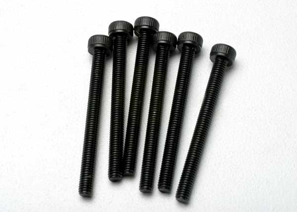 Traxxas 3964 Screws Cap-Head 3X32Mm Hex (6)