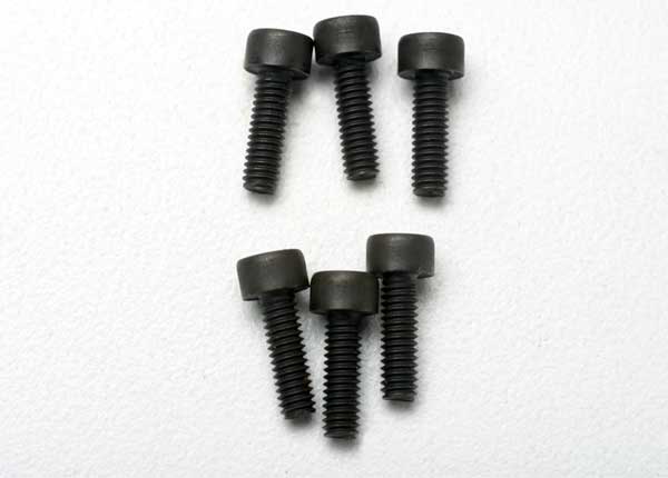 Traxxas 3965 Screws Cap-Head 2.5X8Mm (6)