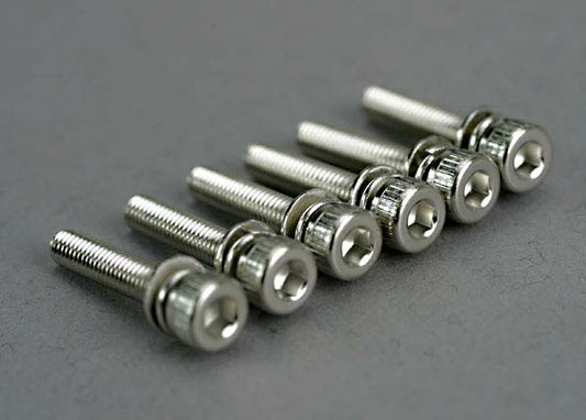 Traxxas 5142 Screws Cap-Head 3X15Mm Hex