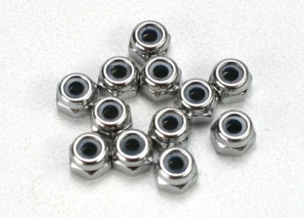 Traxxas 5158 Nuts Nylon Locking 2.5Mm (12)