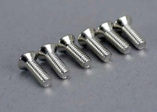 Traxxas 5169 Screws Countersunk 2.6X8Mm (6)