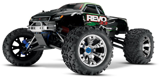 Traxxas 53097-3-Grn Revo 3.3 4Wd Nitro Monster Tru