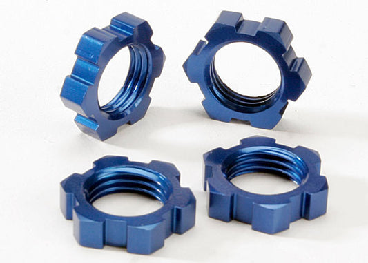 Traxxas 5353 Wheel Nuts 17Mm Splined Blue