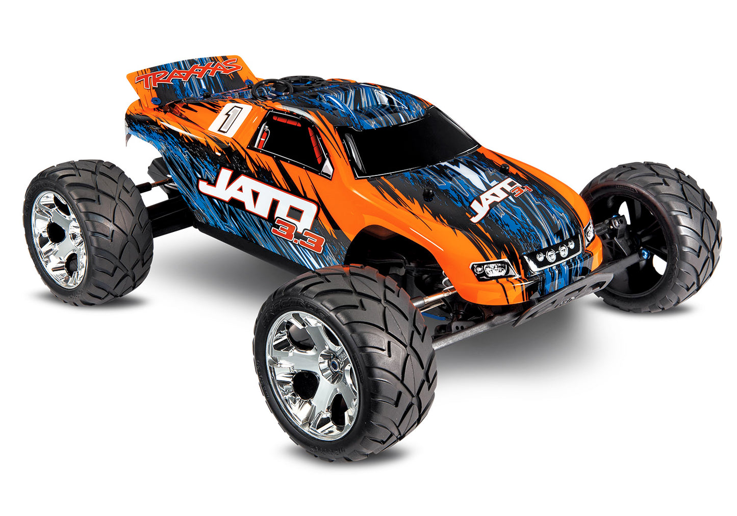 Traxxas 55077-3-Orng Jato 3.3 W/2.4Ghz Radio