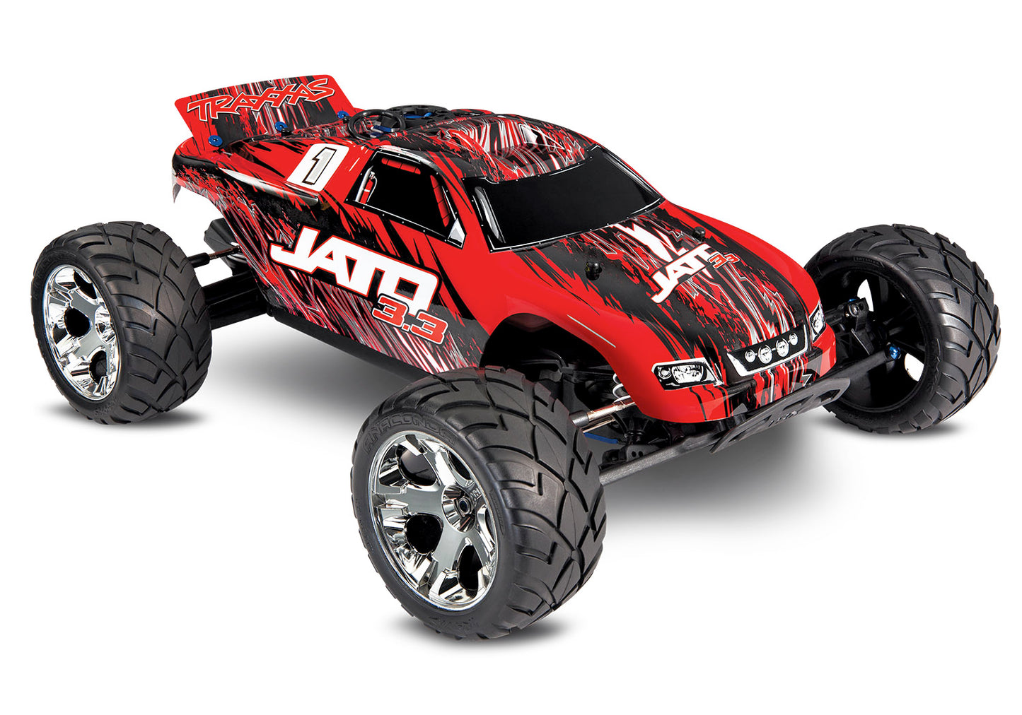 Traxxas 55077-3-Redx Jato 3.3 W/2.4Ghz Radio