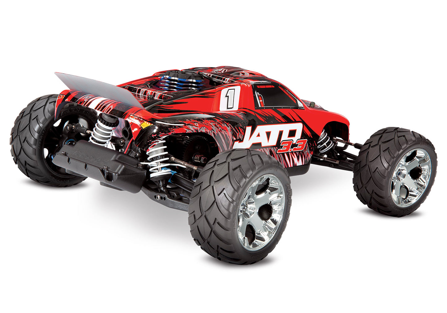 Traxxas 55077-3-Redx Jato 3.3 W/2.4Ghz Radio