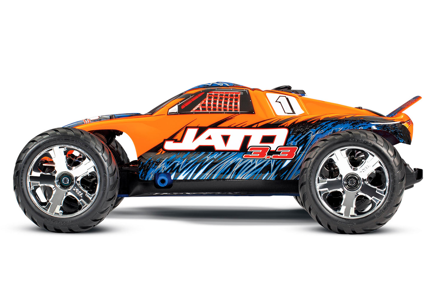 Traxxas 55077-3-Orng Jato 3.3 W/2.4Ghz Radio