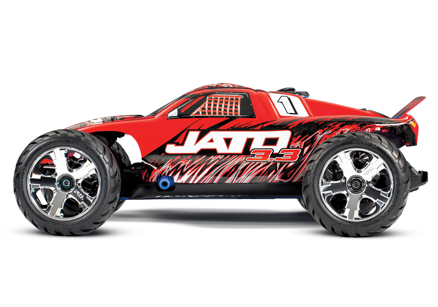 Traxxas 55077-3-Redx Jato 3.3 W/2.4Ghz Radio