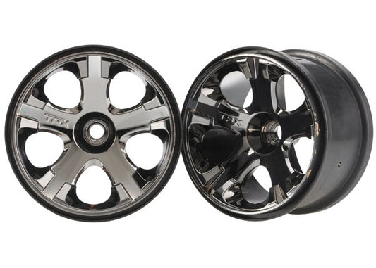 Traxxas 5577A Wheels Alstr Blk Chrm 2.8 Frnt