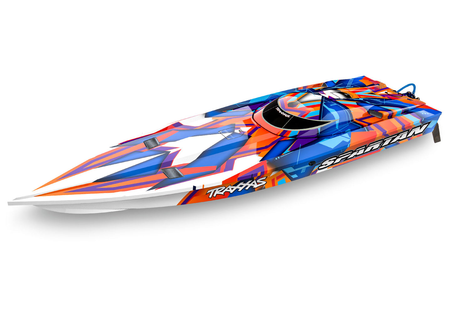 Traxxas 57076-4-Orngr Spartan Brushless 36" Boat Tsm