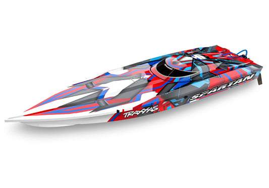 Traxxas 57076-4-Redr Spartan Brushless 36" Boat Tsm