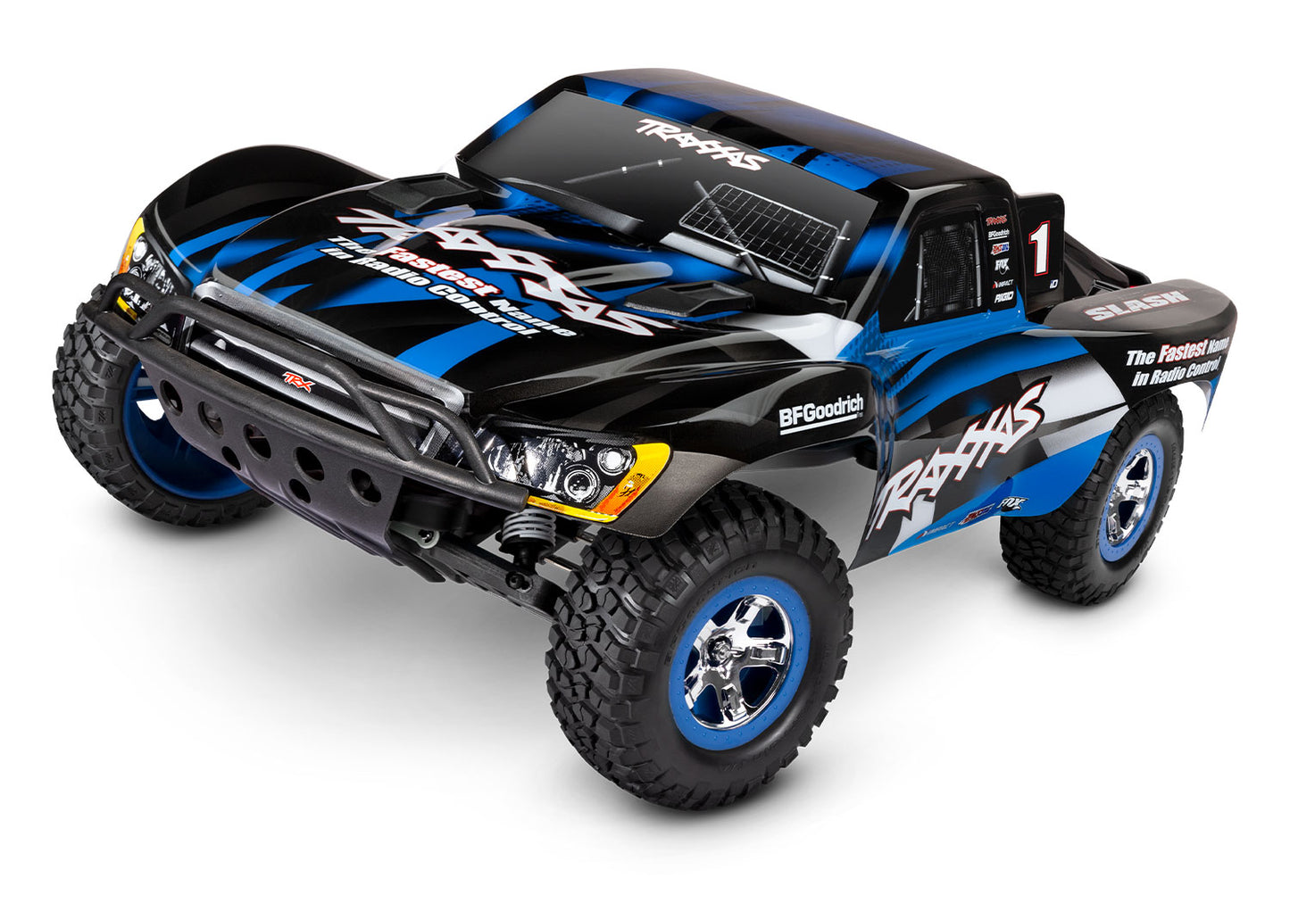 Traxxas 58034-8-Blue Slash 1/10 Short Course Truck