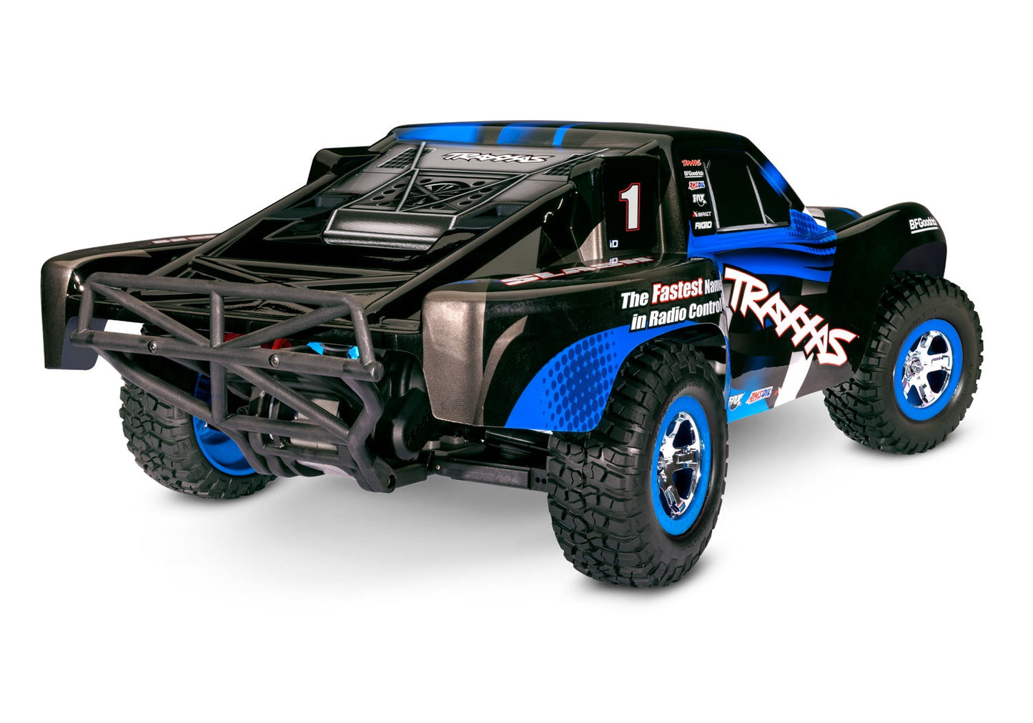 Traxxas 58034-8-Blue Slash 1/10 Short Course Truck