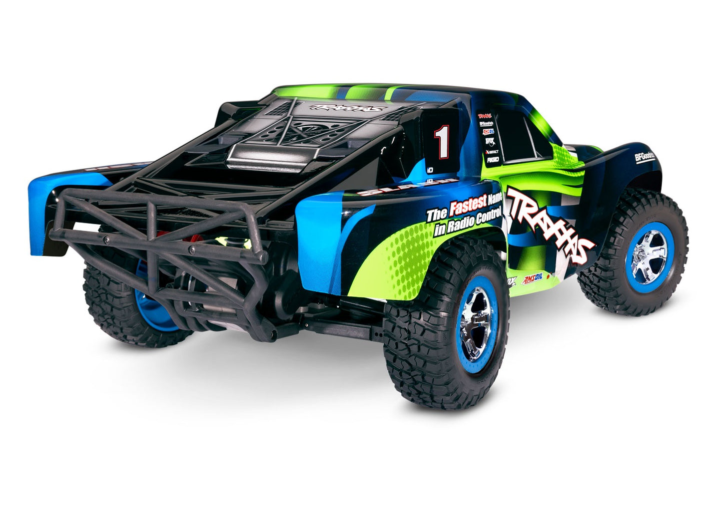 Traxxas 58034-8-Grn Slash 1/10 Short Course Truck