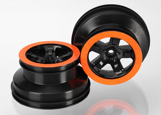 Traxxas 5868X Wheels Sct Blk Orng Bdlk 2.2