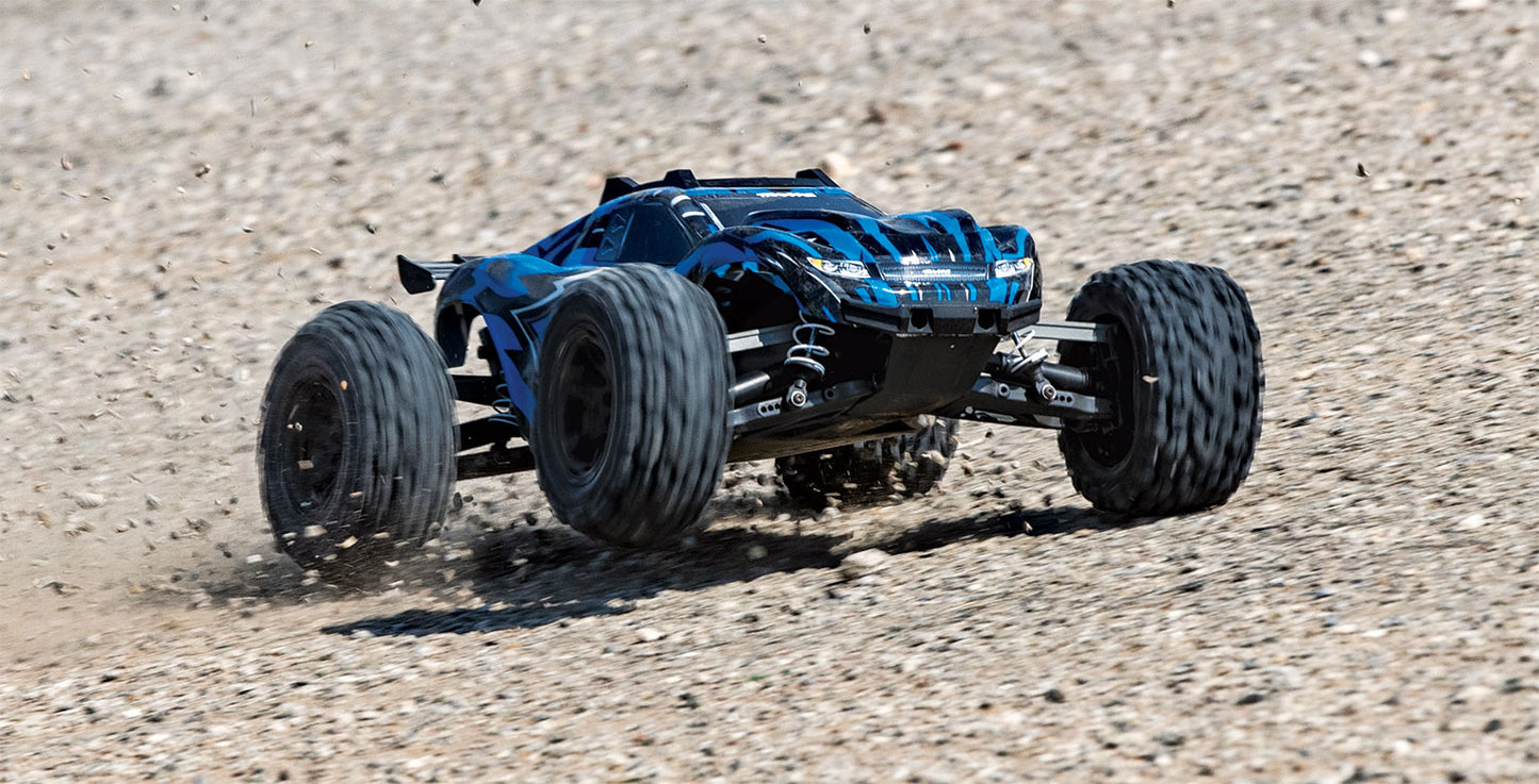 Traxxas 67164-4-Blue Rustler 4X4 Bl-2S