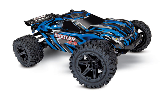 Traxxas 67164-4-Blue Rustler 4X4 Bl-2S