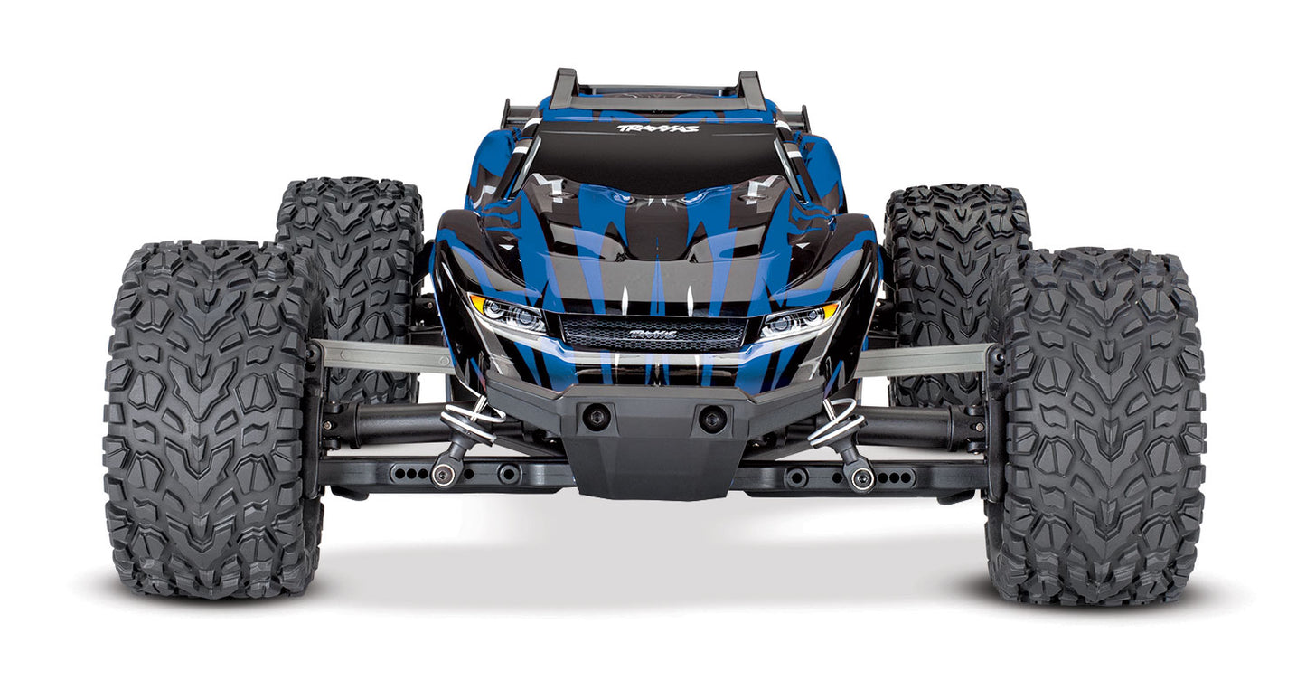 Traxxas 67164-4-Blue Rustler 4X4 Bl-2S