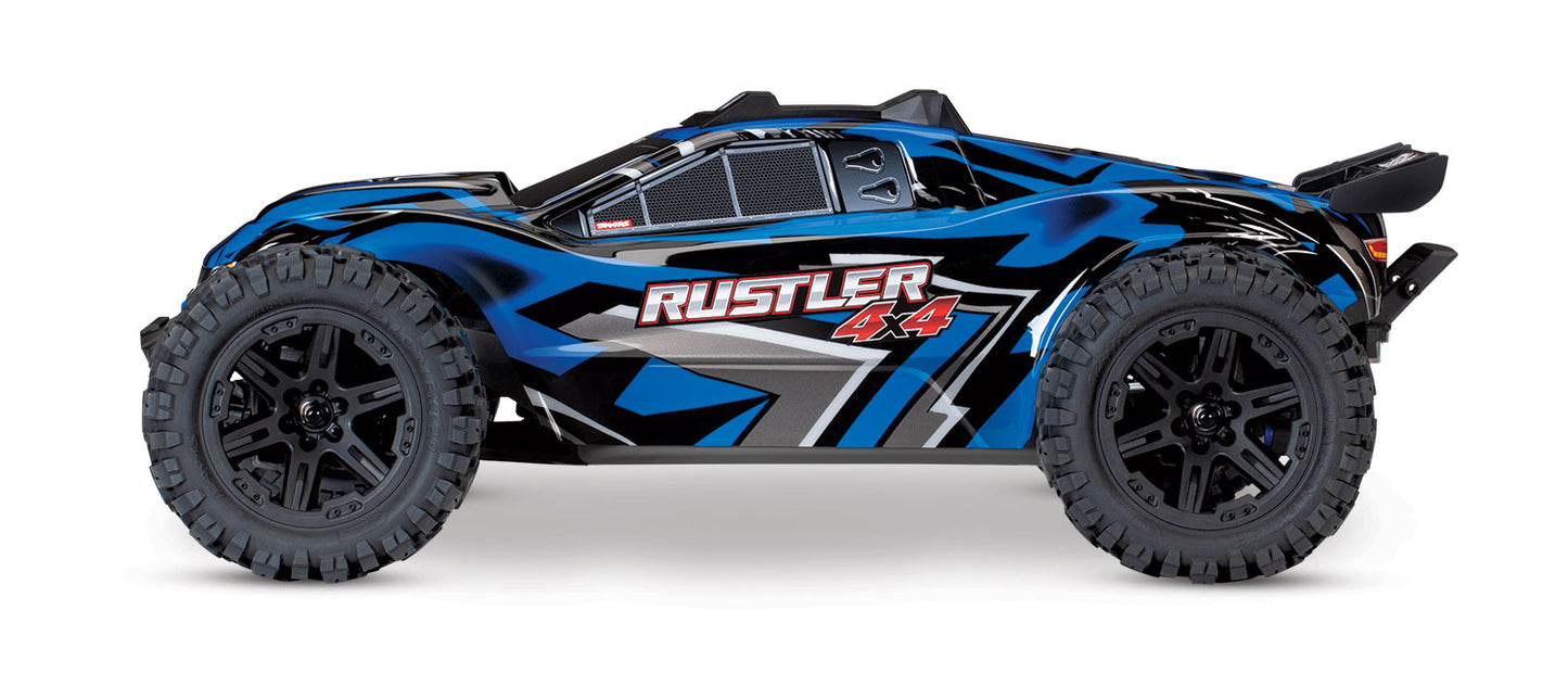 Traxxas 67164-4-Blue Rustler 4X4 Bl-2S