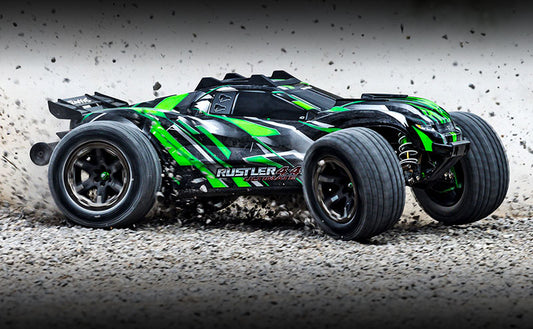 Traxxas 67097-4-Grn Rustler 4X4 Ultimate