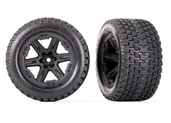 Traxxas 6764 T&W Rxt Blk 2.8/Gravix Tire