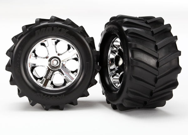 Traxxas 6771 T&W All Star Chrm/Maxx Tire