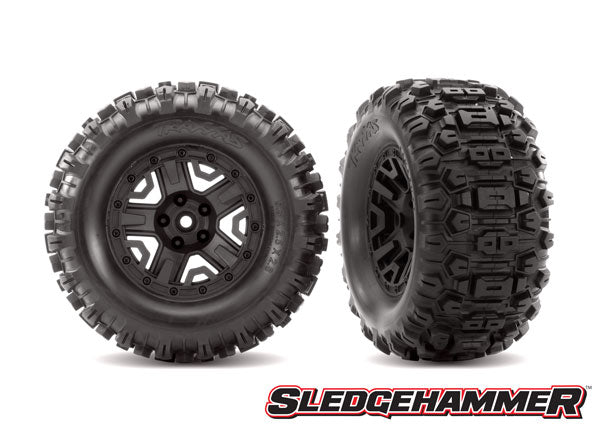 Traxxas 6792 T&W Blk 2.8/Sledgehammer Wheel