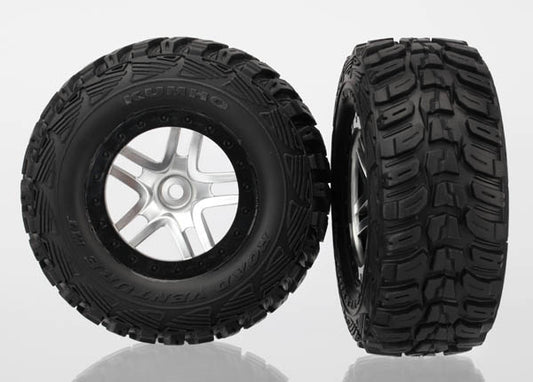 Traxxas 6874 T&W Ss Stn Chrm,Blk/Kuhmo Tire