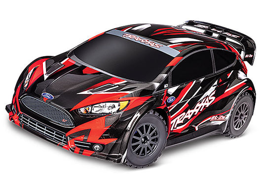 Traxxas 74154-4-Red Fiesta Rally 4X4 Bl-2S