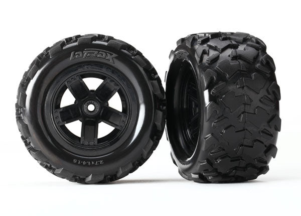 Traxxas 7672 T&W 5-Spk Teton Whl/Teton Tire