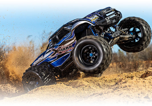 Traxxas 77097-4-Blue X-Maxx Ultimate