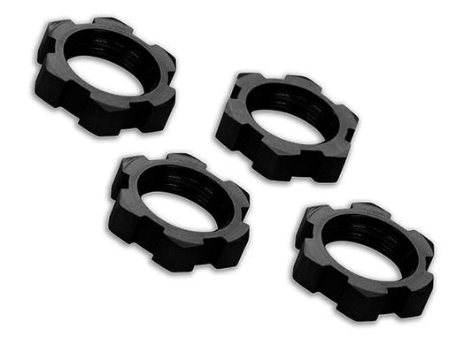 Traxxas 7758A Wheel Nuts 17Mm Serrated Black