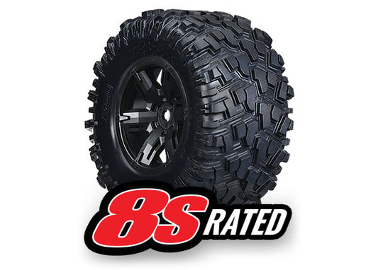 Traxxas 7772X T&W X-Maxx Blk Whl/Maxx Tire